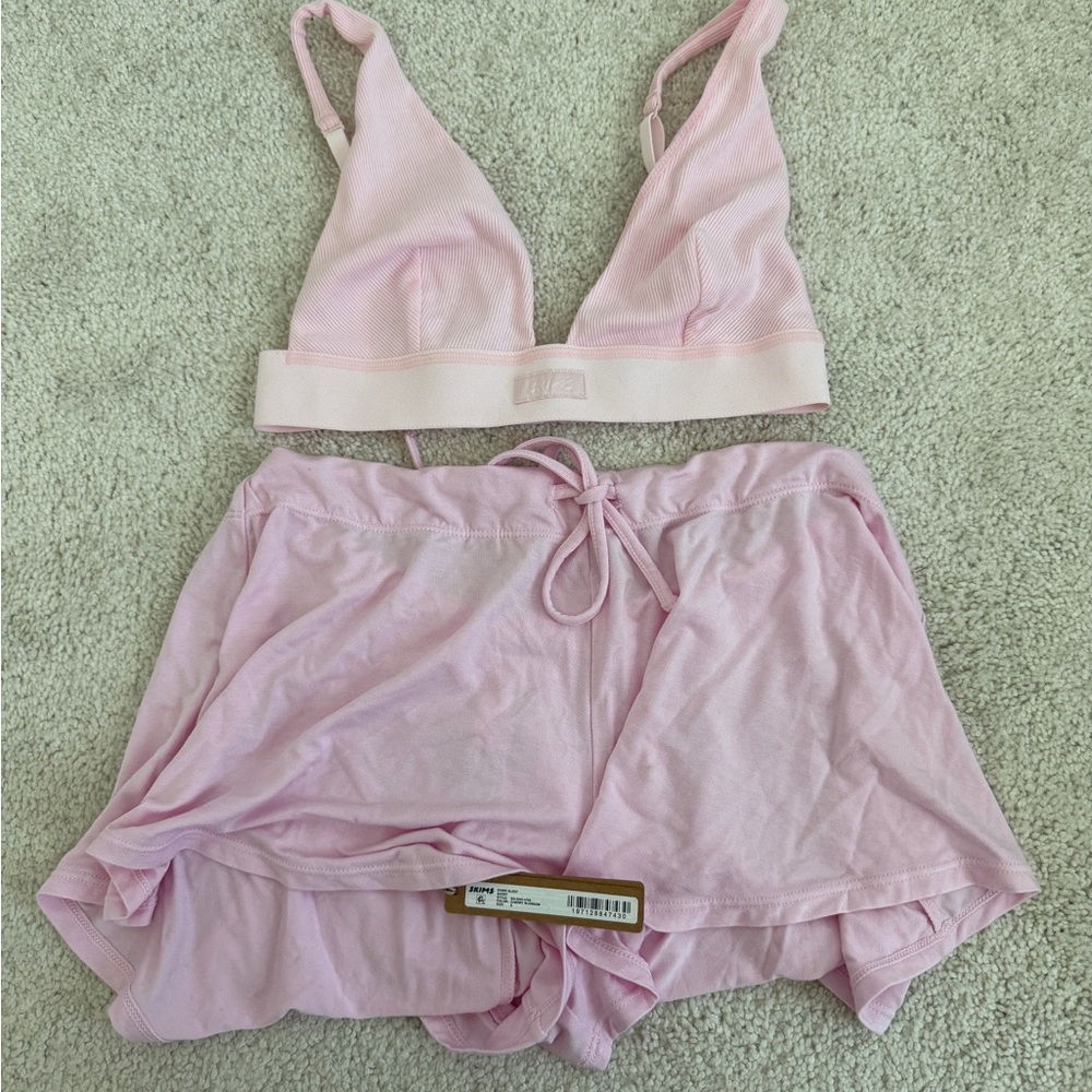 SKIMS Bralette and Sleep Short